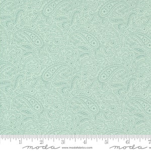 Collections for a Cause, Etchings, Aqua, Paisley designed by Howard Marcus, 44334-12, Benefiting The Parkinson Foundation image 1