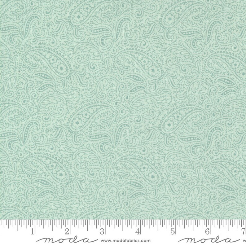 Collections for a Cause, Etchings, Aqua, Paisley designed by Howard Marcus, 44334-12, Benefiting The Parkinson Foundation image 1