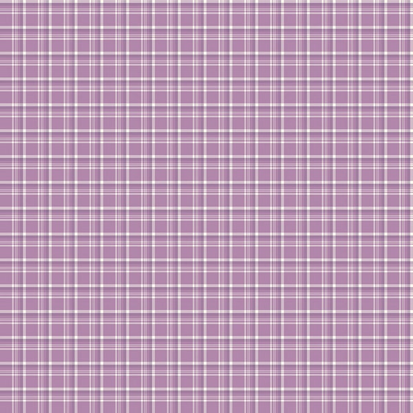 Hello Spring Plaid Lavender designed by Sandy Gervais for Riley Blake Designs, C12964-LAVENDER