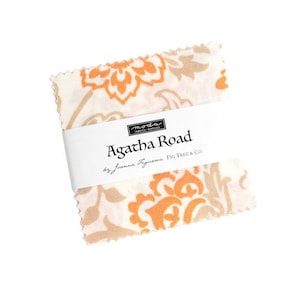 Agatha Road Mini Charm Pack, 42 piece, 2.5&quot;x2.5&quot;, designed by Fig Tree & Co for Moda 55260MC, Fall, floral