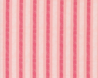 Hey Boo, Boougie Stripes,  Bubble Gum Pink designed by  Lella Boutique for Moda Fabrics, 5214-13 Black/Pink