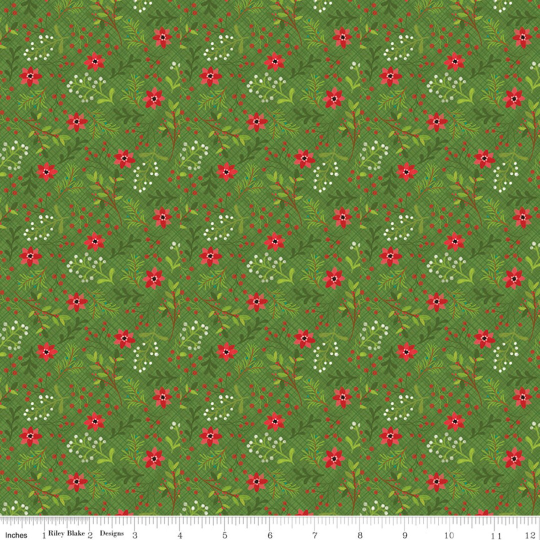 Snowed in Berries Treetop Designed by Heather Peterson for Riley Blake ...