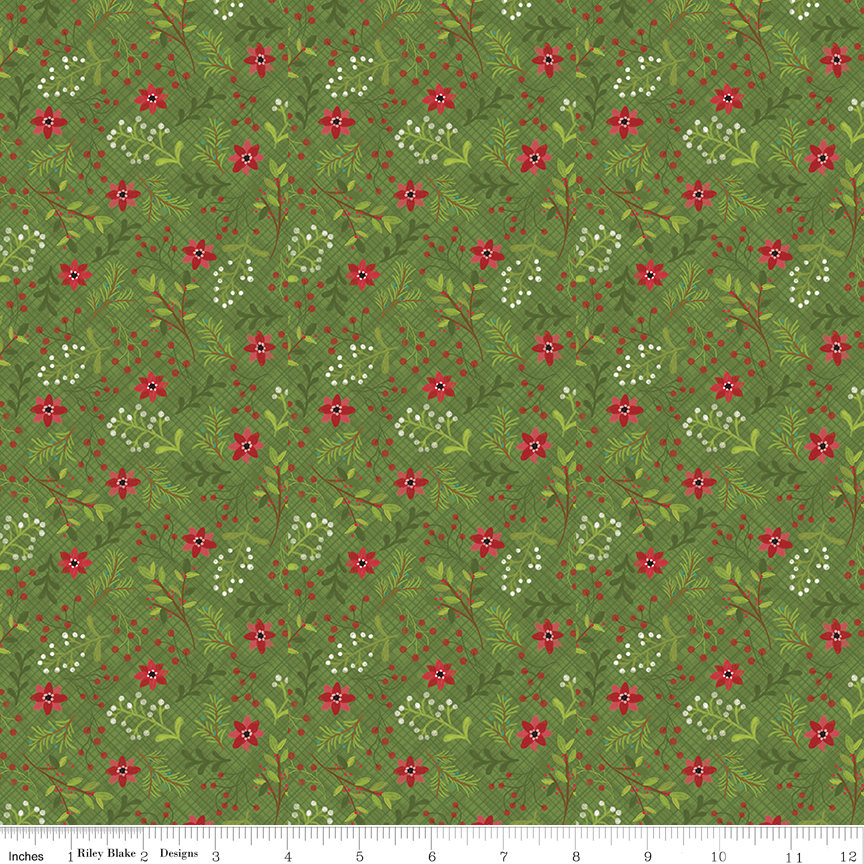 Snowed in Berries Treetop Designed by Heather Peterson for Riley Blake ...