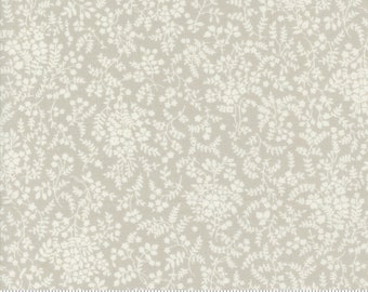 Shoreline, Breeze Small Floral, Grey designed by Camille Roskelley for Moda Fabrics, 55304-26