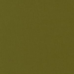 May include: A solid, plain, olive green fabric swatch.
