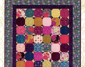 Parlor Patchouli Quilt Kit, 60" x 67" designed by Crystal Manning for Moda Fabrics, Floral, Layer Cake Friendly