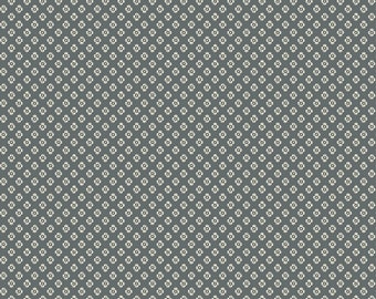 Meadow Lane Dashed Daisies Gray designed by Sara Davies for Riley Blake Design, floral/geometric fabric, yardage, C10124-GRAY