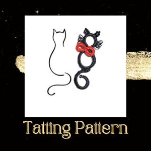 Tatting Lace Earrings PDF Pattern – DIY Needle & Shuttle Tutorial – Frivolite Beaded Jewelry Tutorial