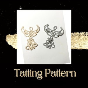 Tatting Angel, Tatted Angel Pattern, Shuttle Tatting PDF, Lace Angel Frivolite, Angel Pattern DIY, Needle Tatting Christmas Angel, Frivolite
