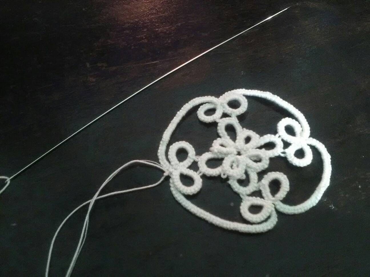 Tatting Needles Tattin Needle Set of 2 Needles 0.7mm x15cm Etsy