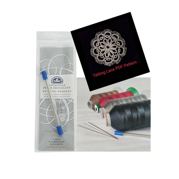 Starter Tatting Kit voor beginners tatting naald set van 3 Etsy