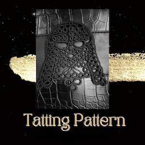 The Chosen One Christmas Tatting Pattern, Tatting Space Christmas Decoration, Tatting Holic Dark Veder Pattern, Frivolite Knight  Jedi High