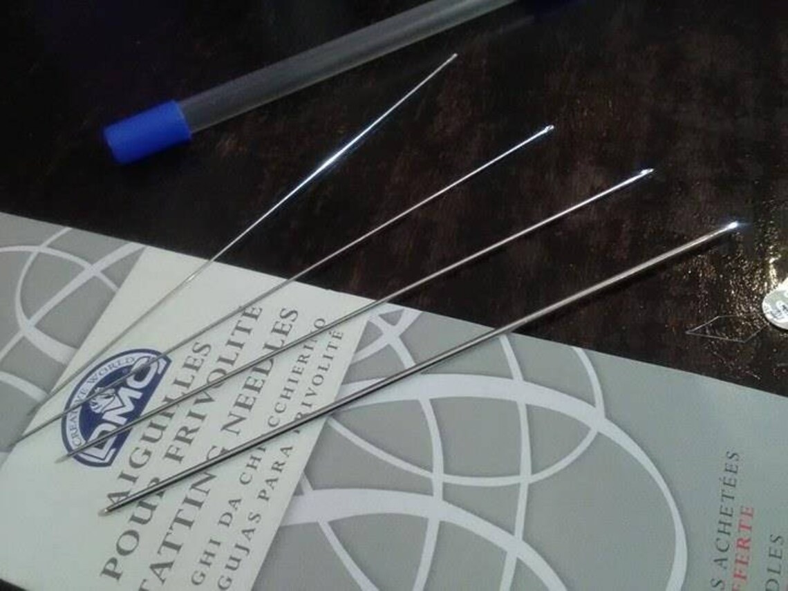 Tatting Needle Set 3 Needles 1 FREE Tatting Tools Etsy UK