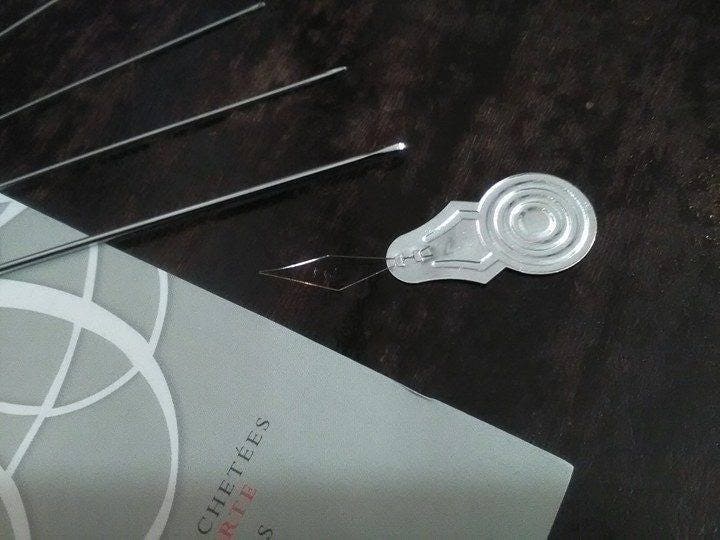 Tatting Needle Set , 3 Needles 1 FREE , Tatting Tools , Tatting Needle Set , Tatting Needles