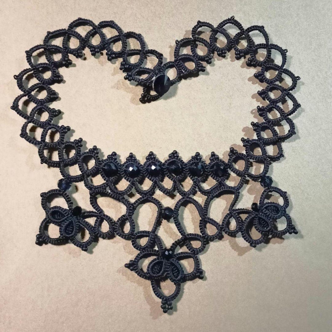 Victorian Inspired Black Lace Choker - Elegant Gothic Necklace for ...