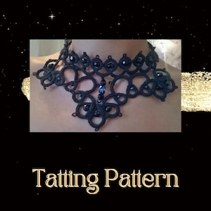 簡単タティングネックレスのパターン：レースのイヤリング、ビデオチュートリアル（PDFダウンロード）– 初心者向けではありません