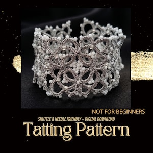 Tatting Bracelet & Choker Pattern Bundle: Frivolite Lace Jewelry DIY (PDF Pattern)– NOT for Beginners