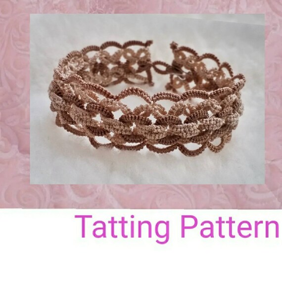 Needle Tatting Bracelet Necklaces Patterns Frivolite Etsy
