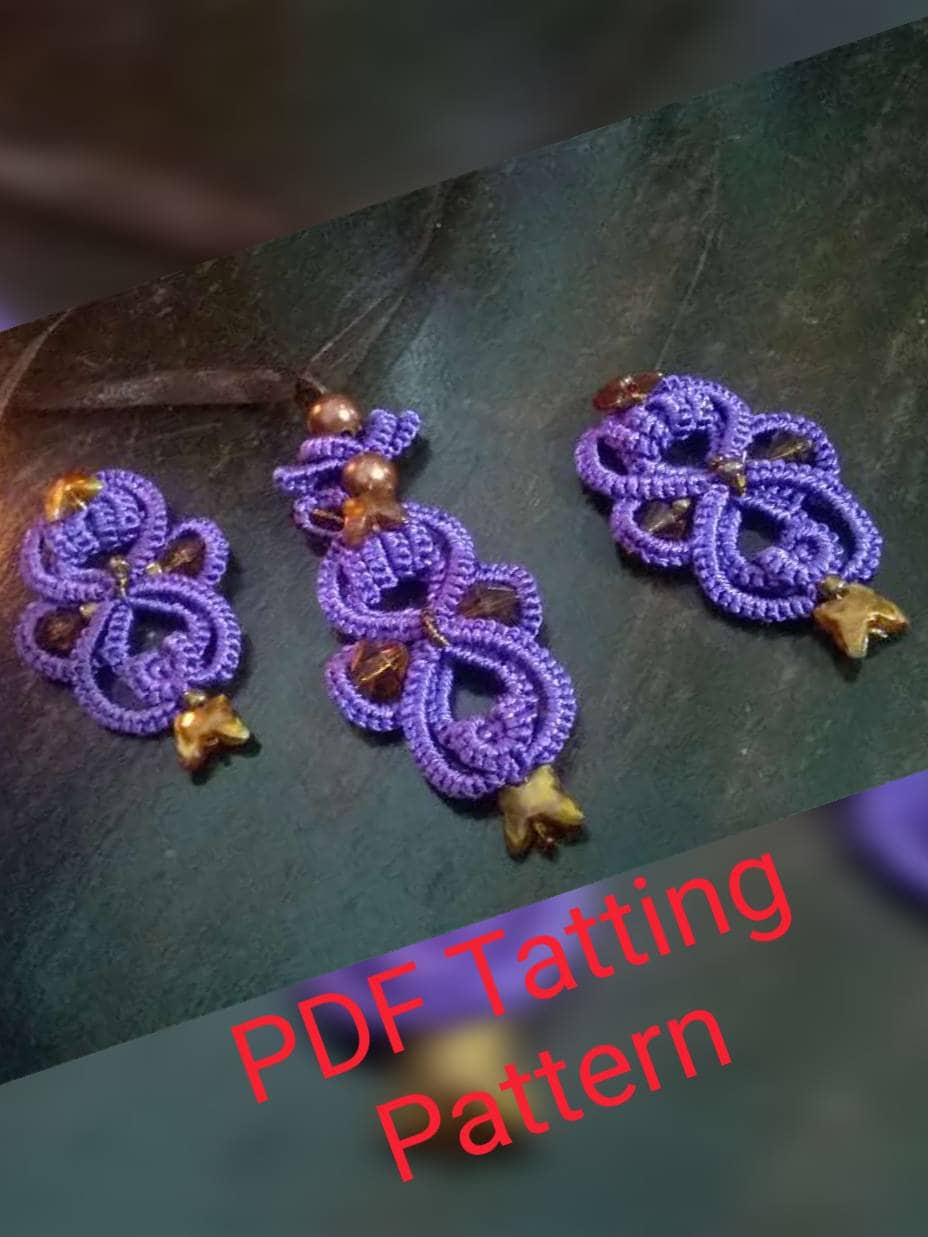Needle or Shuttle Tatting PDF Pattern & Video Tutorial Etsy UK