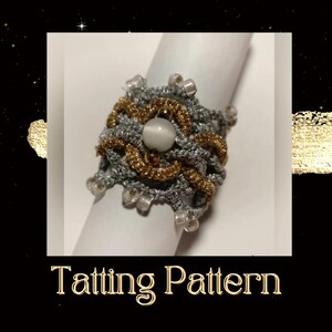 Pearl Tatting Ring Pattern: Celtic Needle & Shuttle Frivolite (PDF)