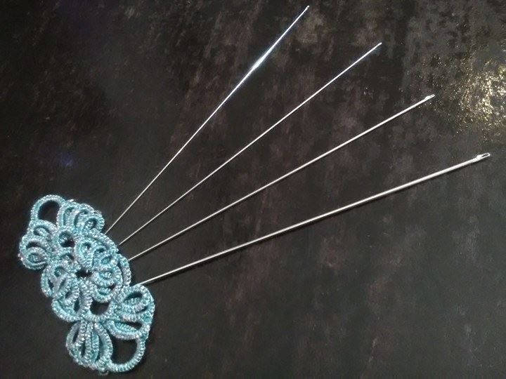 Tatting Needle Set , 3 Needles 1 FREE , Tatting Tools , Tatting Needle