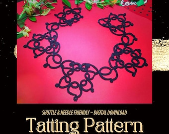 Schema per collana in pizzo gotico nero: girocollo edoardiano fai da te (download PDF) – NON per principianti