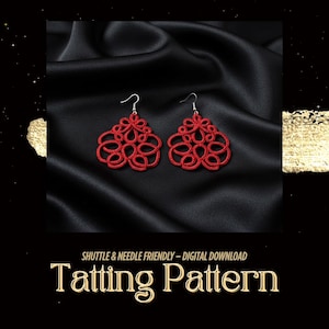 Orecchini San Valentino modello tatting PDF – Cuore pizzo, NON per principianti