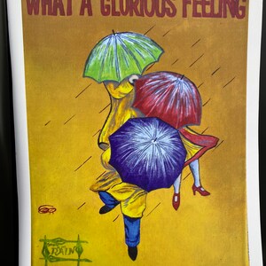 What a Glorious Feeling Small Poster Print