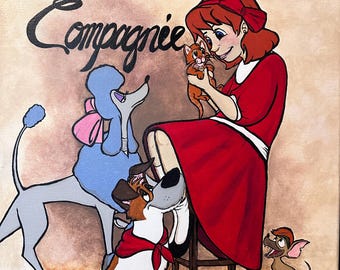 Chat de Bonne Compagnie Original Painting