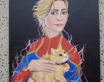 Lady with a Flerken Original Painting