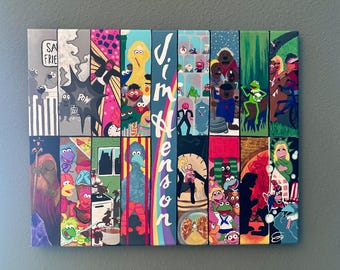 Jim Henson: Visionary Series Original Acrylic on Canvas