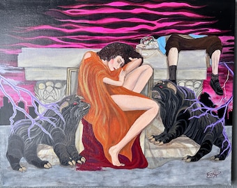 Taming Zuul Original Painting