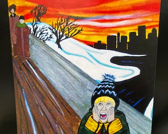 Run Kevin Home Alone Fan Art Poster Print