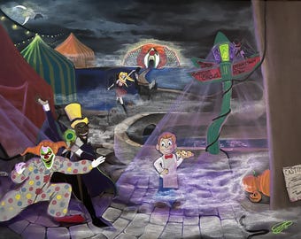 Scare Actor’s Life for Me Original Acrylic Painting