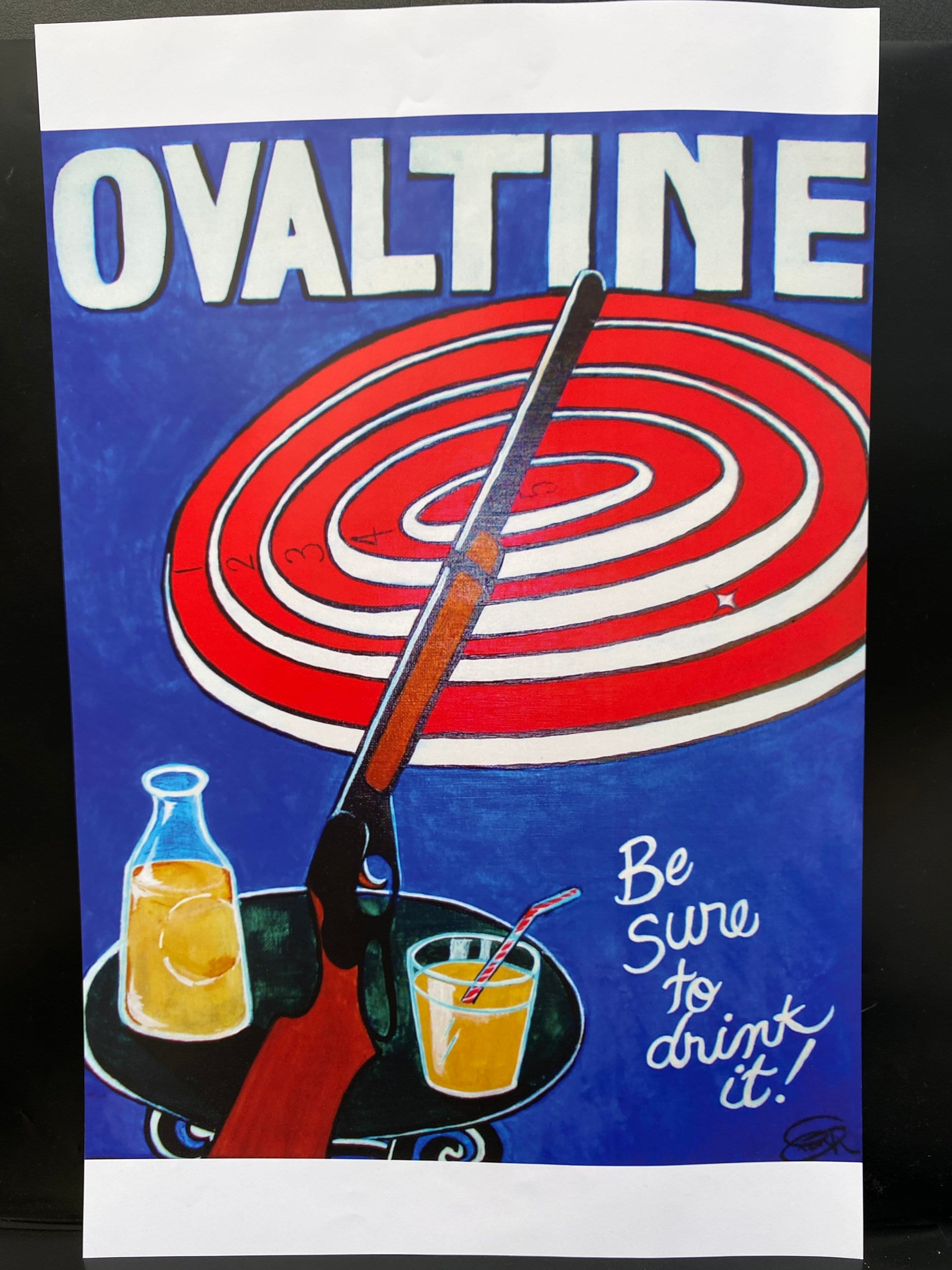 OVALTINE A Christmas Story Fan Art Poster Print - Etsy