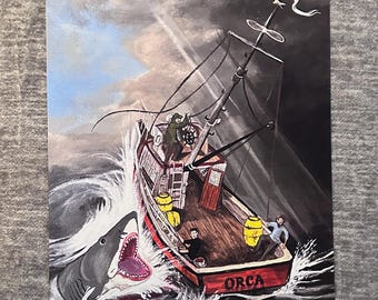Storm on the Sea of Amity Poster Print