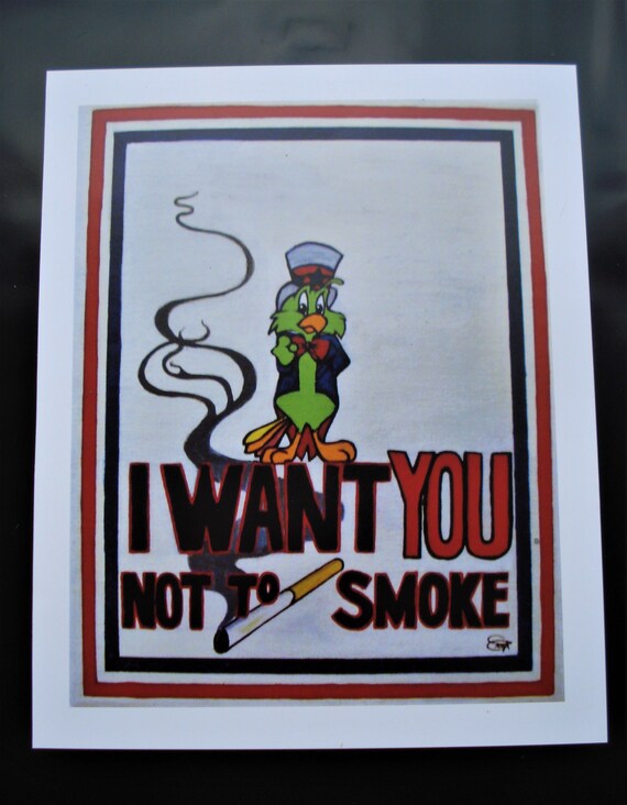 Pudgy the Parrot Wants You Mini Poster Print