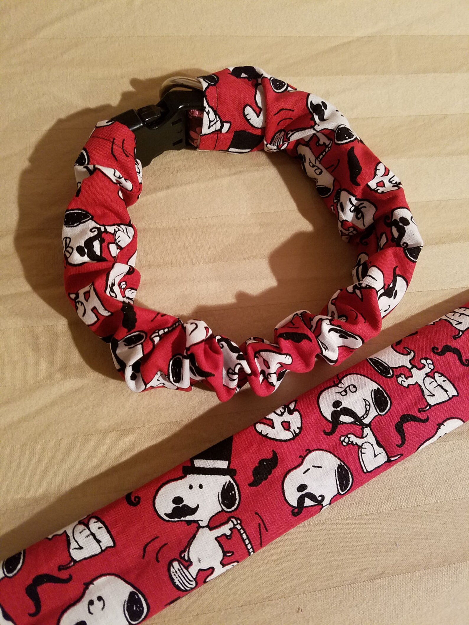 Peanuts Dog Collar Cover Etsy