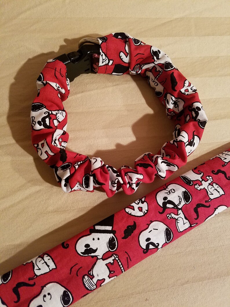Peanuts Dog Collar Cover Etsy