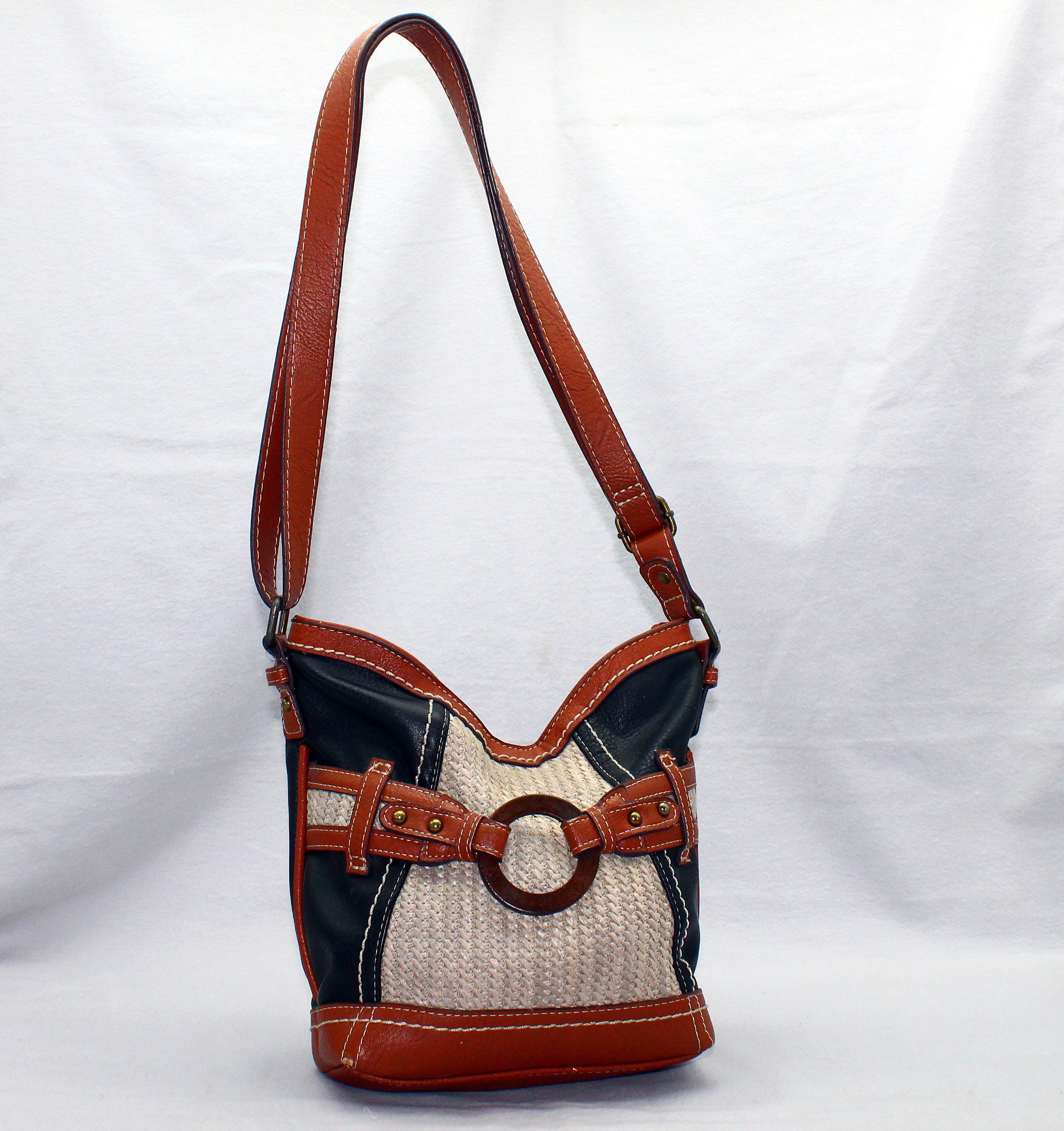 BOC Born Concept Black Brown Crossbody Bag Purse w/Power Bank - Zip Top  NWOT | eBay