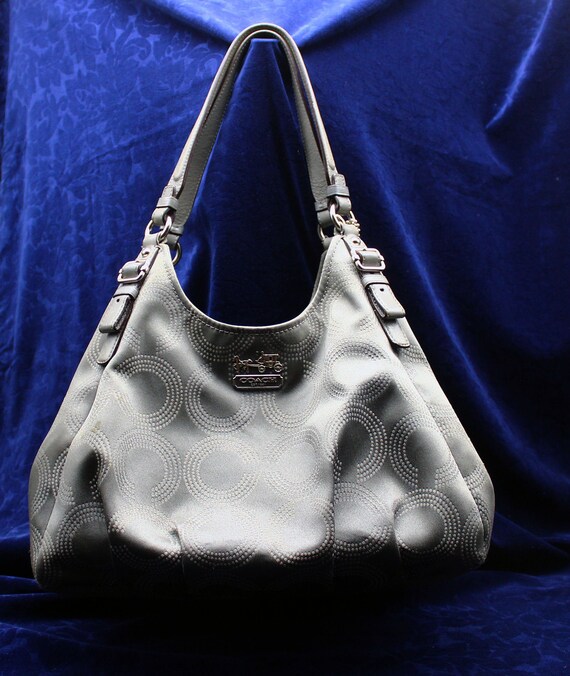 Coach Madison Grey Dotted 16505