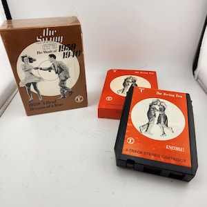 Vintage Set of 4 Time Life 8 Track Tapes - Swing Dance Era 1939-1940