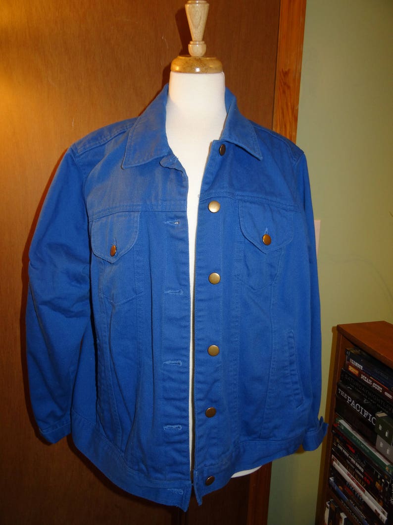 royal blue jean jacket