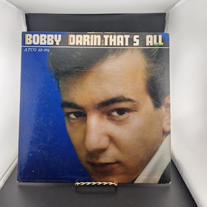 Vintage LP Vinyl Record Album Size 33 RPM / Bobby Darin That&#39;s All / 1959 / Cover has wear / See notes below