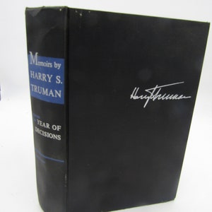 Vintage Book Memoirs by Harry S. Truman  Volume One Year Of Decisions  1955