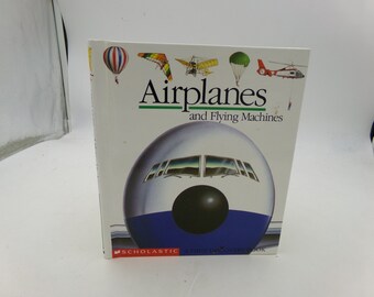 Vintage Children's Book - A First Discovery Book from Scholastic about Airplanes and Flying Machines   1989