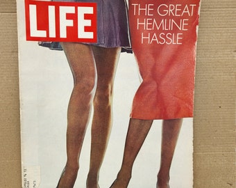 Vintage LIFE Magazine March 13, 1970 / The Great Hemline Hassle / Fashion