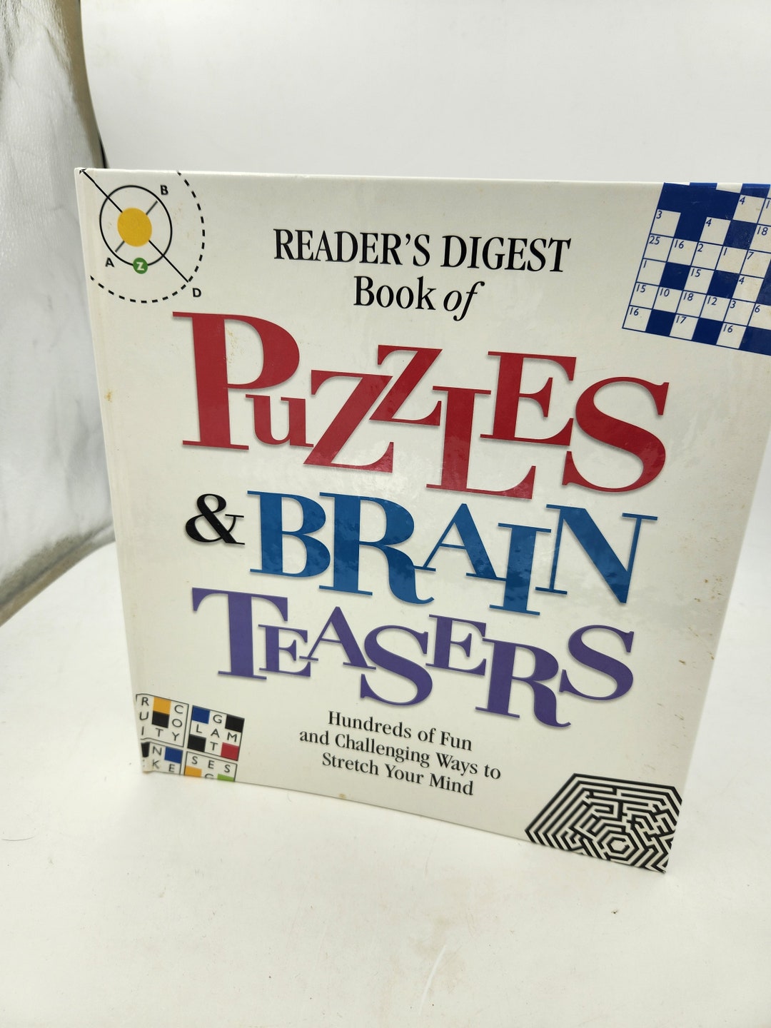 Vintage Book Reader's Digest Book of Puzzles & Brain Teasers 2001 Etsy