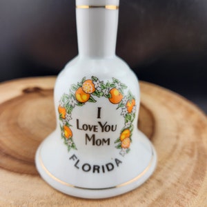 Vintage Souvenir Collector Bell - Florida I Love You Mom - Selling a vintage bell collection, see link below