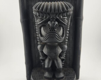 【USED/レア】COCO JOE'S TIKI/ココジョーティキ ブックエンド Vintage Coco Joe's of Hawaii - Hawaiian Lava Pahu Puke Book